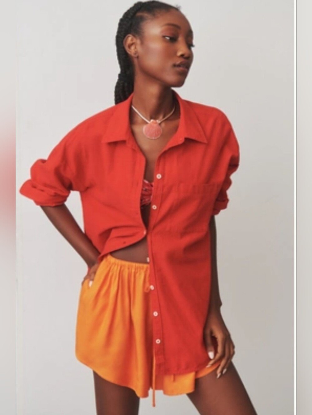 NWT Maeve From Anthropologie Bennet Linen Cotton Button Down Shirt